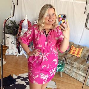 yumi kim pink floral mini dress. Re-poshing because it was too large for me.